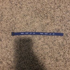 Blue WWJD Bracelet